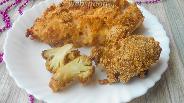 Фото рецепта Сочная куриная грудка с цветной капустой в духовке