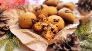 Фото рецепта Медовое печенье с корицей и шоколадом