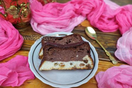 Фото рецепта Шоколадно-ванильный львовский сырник