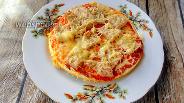Фото рецепта Кето пицетта без муки с ветчиной и сыром