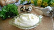 Фото рецепта Соус айоли на перепелиных яйцах