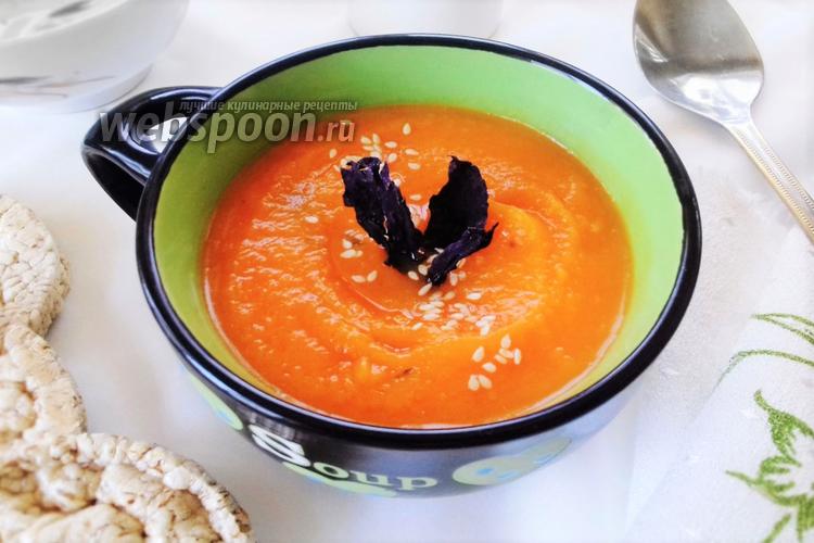Фото Диетический тыквенно-морковный суп-пюре