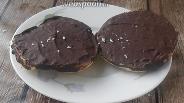 Фото рецепта Кокосовые хлебцы без глютена с шоколадной помадкой
