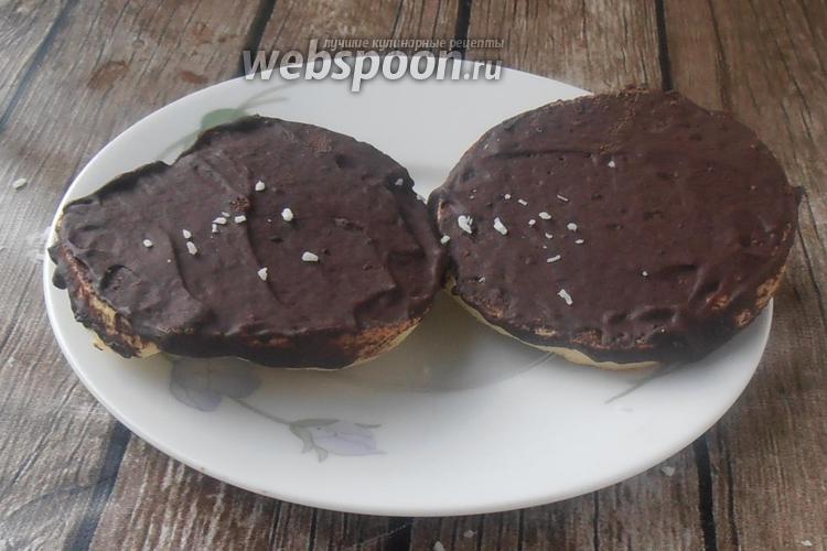Фото Кокосовые хлебцы без глютена с шоколадной помадкой