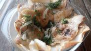Фото рецепта Запечённая курица с маринадом из укропа и лука