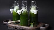 Фото рецепта Зелёный смузи с рукколой и огурцом