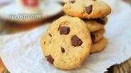 Фото рецепта Печенье с шоколадом, орехами и овсяными хлопьями