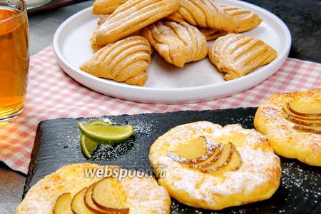 Творожное печенье с грушей и яблоком. Видео видео рецепт