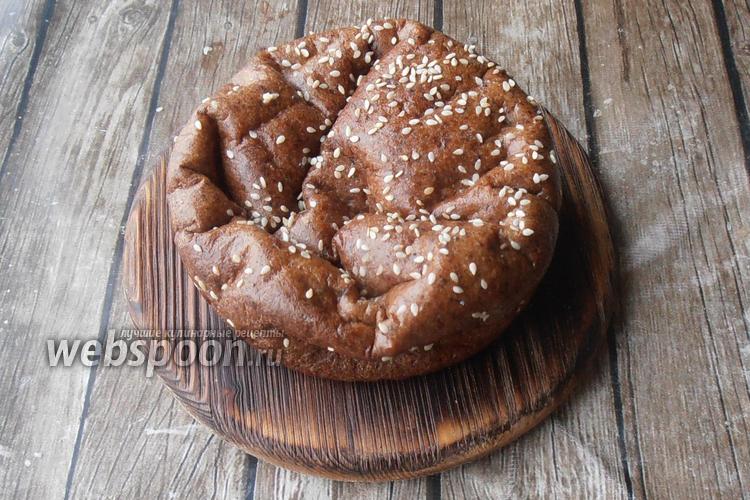 Фото Кето хлеб из сметаны и псиллиума в духовке