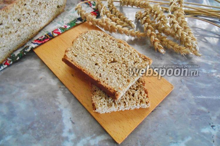 Фото Овсяный хлеб в мультиварке
