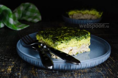 Фото рецепта Куриная запеканка со шпинатом
