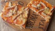 Фото рецепта Кето пицца на тесте из рикотты