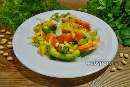 Салат с кедровыми орешками, вкусных рецептов с фото Алимеро