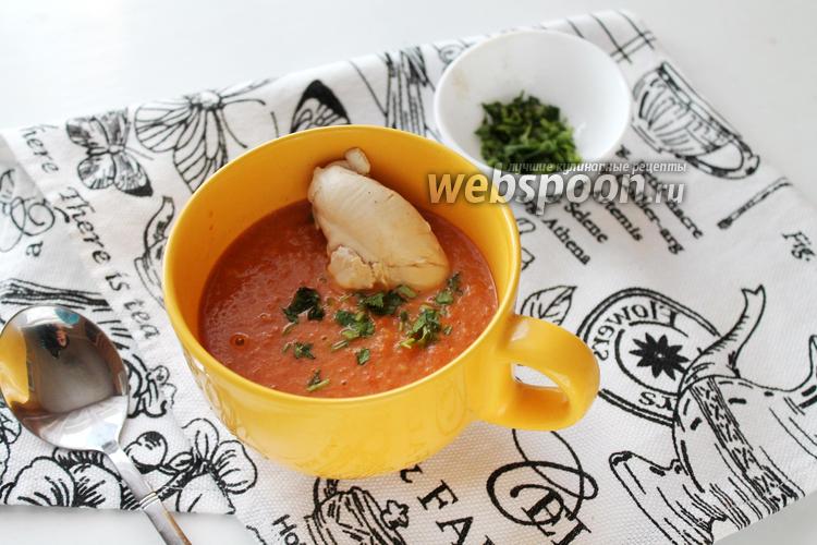 Фото Суп с красной фасолью и куриным филе