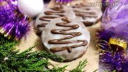 Фото рецепта Шоколадно-ореховые пряники на молоке