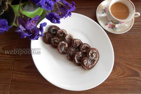 Фото рецепта Печенье «Шоколадные ушки»