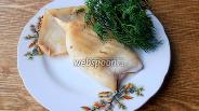 Фото рецепта Кальмары с сыром и чесноком на сковороде гриль