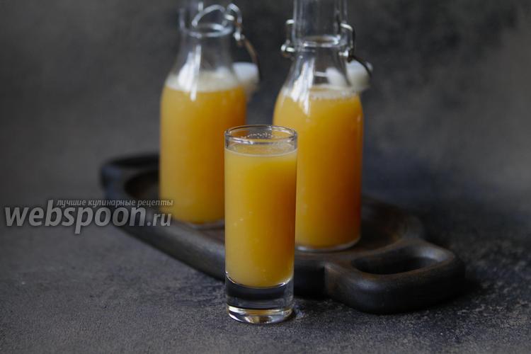 Фото Витаминный шот из имбиря и апельсина 