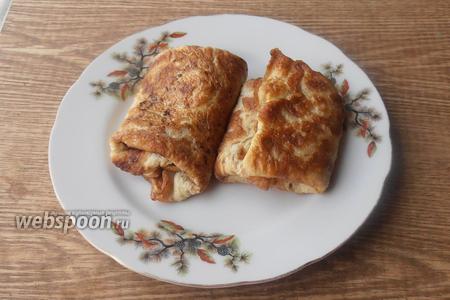 Фото рецепта Блины с пюре из цветной капусты и лука