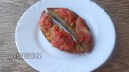 Фото рецепта Веганские гренки с луком и помидорами
