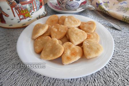 Фото рецепта Йогуртовое печенье с лимонной цедрой без яиц