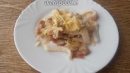 Фото рецепта Кальмары с беконом и сыром