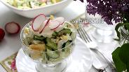 Фото рецепта Салат из молодой капусты с сыром