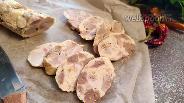 Фото рецепта Домашняя колбаса из свинины и куриного фарша в фольге
