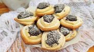 Фото рецепта Песочное печенье с маком «Лепестки»