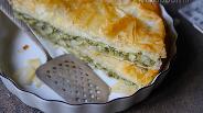 Фото рецепта Пирог с луком и сыром 