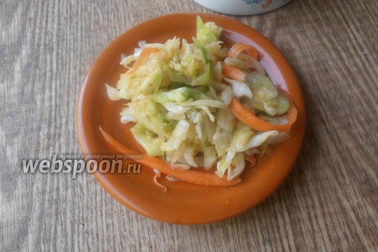 Фото Острый кето салат из капусты