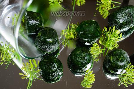 Фото рецепта Смесь зелени на зиму для заморозки