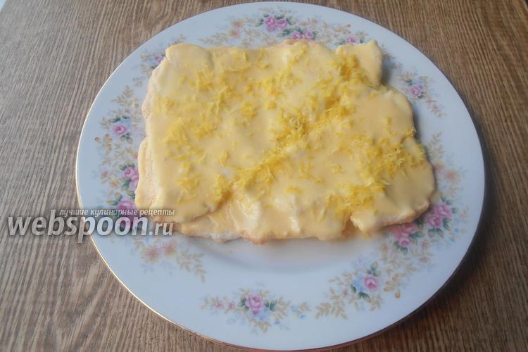Фото Торт безе со сливочным лимонным кремом