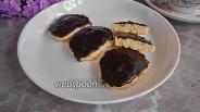 Фото рецепта Песочное печенье с шоколадной глазурью 