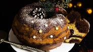 Фото рецепта Рождественский кекс с какао