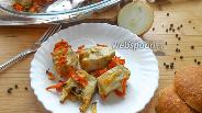 Фото рецепта Навага с луком и морковью