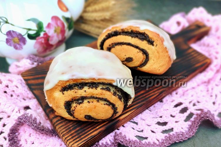 Дрожжевые булочки с начинкой из мака – красивые и вкусные