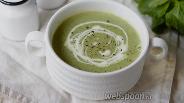 Фото рецепта Крем-суп из черемши и брокколи 