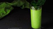 Фото рецепта Зелёный коктейль на завтрак