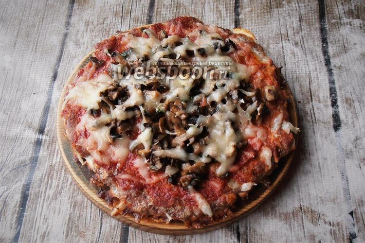 Фото Мини пиццы из индейки с пармезаном