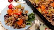 Фото рецепта Овощи запечённые с рисом в духовке