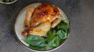 Фото рецепта Цыплёнок фаршированный нутом запечённый в духовке 