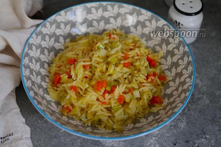 Фото рецепта Орзо с овощами