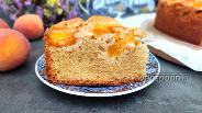 Фото рецепта Медовый кекс с персиками