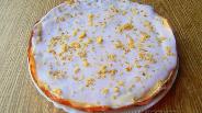 Фото рецепта Низкоуглеводный блинный торт с рикоттой и клубникой