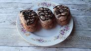 Фото рецепта Шоколадные кето булочки с глазурью