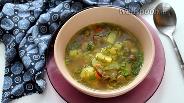 Фото рецепта Грибной суп из шампиньонов с цветной капустой