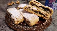 Фото рецепта Нарезное песочное печенье с сухофруктами и орехами