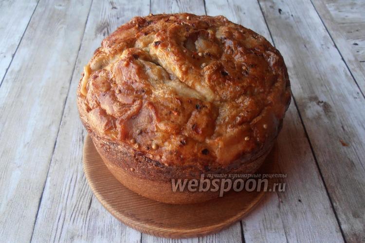 Фото Мясной кето хлеб с беконом
