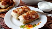 Фото рецепта Блины фаршированные мясом и пекинской капустой